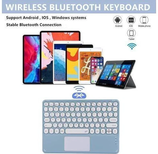 Alt view image 3 of 7 - Disonbeir Keyboard Case for iPad Pro 11 inch 4th 3rd 2nd Generation(2022/2021/2020), Touchpad Magnetically Detachable Keyboard Case for iPad Pro 11 inch (Pink)