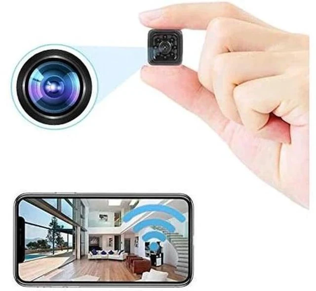 Main image of Wireless Security Camera Mini Camcorder, WiFi Small Nanny Camera, 1080P Video Recording, Night Vision and Motion Detection, Baby Surveillance Camera, Home Indoor and Outdoor Surveillance Camera