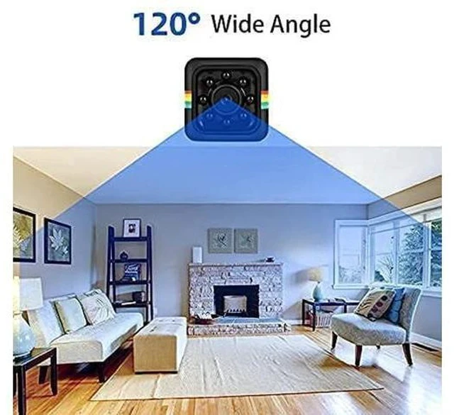 Alt view image 4 of 5 - Wireless Security Camera Mini Camcorder, WiFi Small Nanny Camera, 1080P Video Recording, Night Vision and Motion Detection, Baby Surveillance Camera, Home Indoor and Outdoor Surveillance Camera