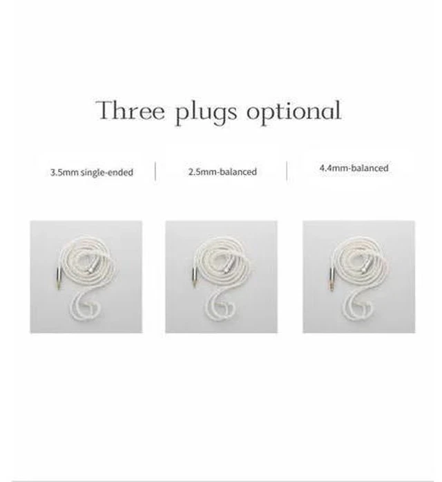 Alt view image 2 of 3 - Line K Upgrade Cable High Purity Copper Silver Plated KATO Cable IEMs (3.5mm)