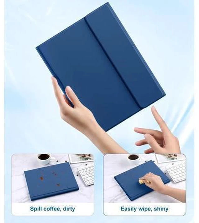 Alt view image 5 of 7 - iPad 10th Generation Case with Keyboard (10.9", 2022), Smart Keyboard Folio Cover with Pencil Holder, Multi-Touch Trackpad, 7 Color Backlit, Detachable Keyboard for iPad 10th Gen (Navy Blue)