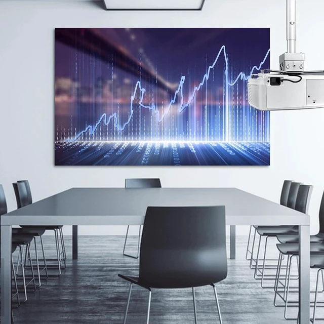 Alt view image 6 of 7 - DLP Business Projector 3300 Lumens High Brightness Projector for Office Large and Clear Daytime Display
