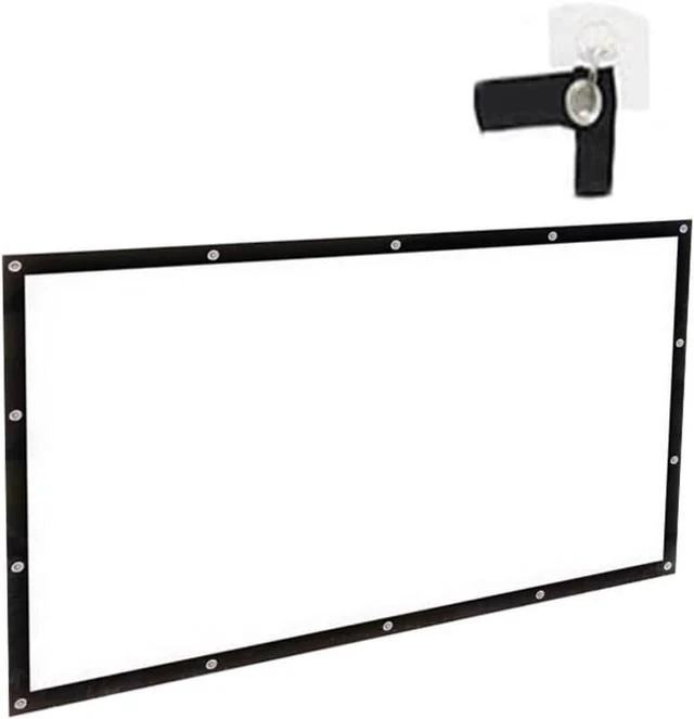 Main image of 300" Projector Screen HD Foldable Projection Screen Manual Projector Screen Projector Curtain Outdoor Large Movie Screen, Wall Mount/Hanging(4:3,100")