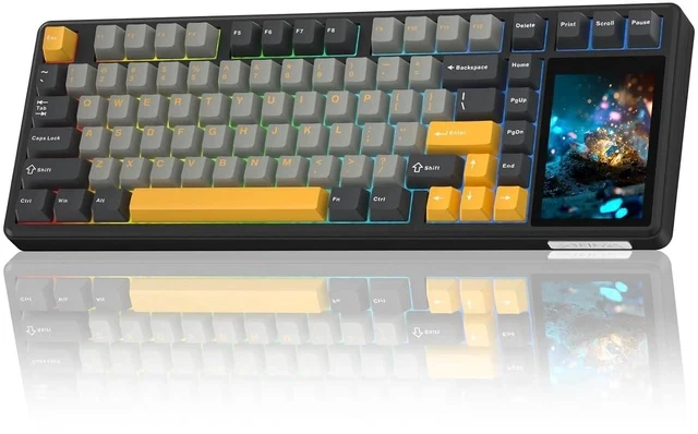 Alt view image 2 of 7 - Aula Wireless Keyboard and Headset Combo, Aula L99 Wireless Keyboard G7 Wireless Headset