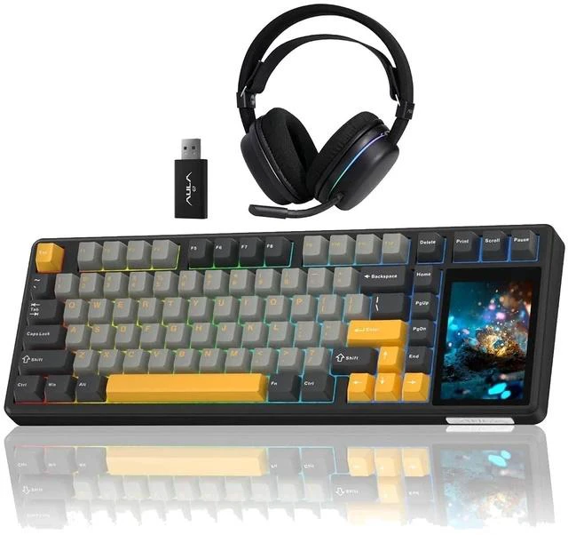 Main image of Aula Wireless Keyboard and Headset Combo, Aula L99 Wireless Keyboard G7 Wireless Headset