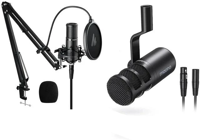 Main image of XLR Microphone, PM320S & PD100 Podcast Cardioid Studio Recording Mic for Streaming, Podcasting, Sing