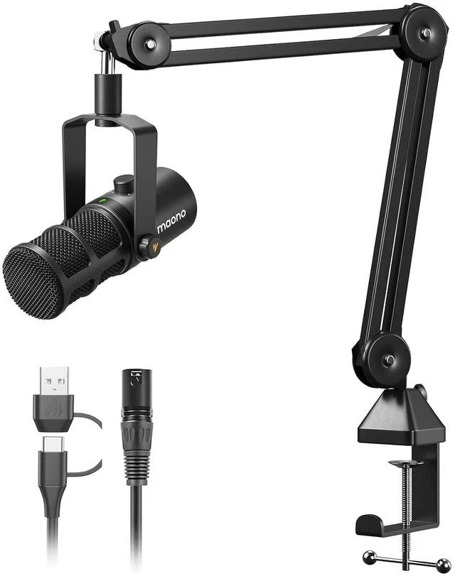 Main image of Dynamic Microphone Boom Arm Kit :Studio Mic Kit for Broadcast, Recording, Streaming & Gaming (PD400X