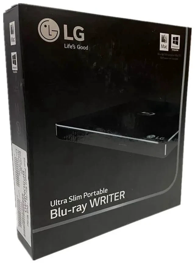 Alt view image 3 of 4 - External USB 3.0 Type-C Blu-ray Burner BP50NB40, 6X BDXL 100GB Triple Layer Optical Drive, M-DISC 3D Blu-ray Playback, Slim Portable External Disc Writer for Windows Mac Laptop Desktop, Black