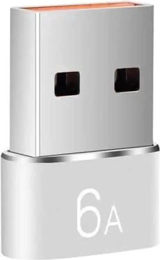 Alt view image 2 of 6 - 3 Pack USB-C to USB Adapter, Type-C Male to USB-A Female Converter, Fast Transfer Connector for Phones & Laptops