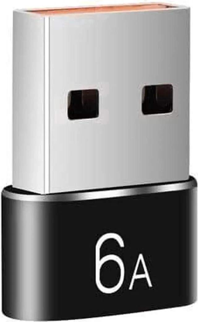 Alt view image 5 of 6 - 3 Pack USB-C to USB Adapter, Type-C Male to USB-A Female Converter, Fast Transfer Connector for Phones & Laptops