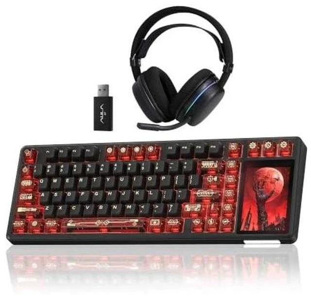 Main image of Aula Wireless Keyboard and Headset Combo, Aula L99 Wireless Keyboard G7 Wireless Headset
