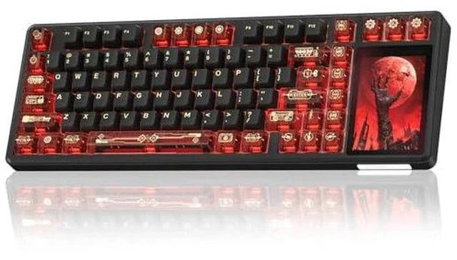 Alt view image 2 of 7 - Aula Wireless Keyboard and Headset Combo, Aula L99 Wireless Keyboard G7 Wireless Headset
