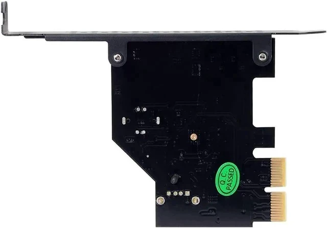 Alt view image 2 of 6 - USB 3.2 Gen2 PCIe Expansion Card, Internal 20Pin Type-E A-Key Header for Front Panel USB-C, 10Gbps PCI Express Card with USB2.0 Type-A Female & Full Height Bracket