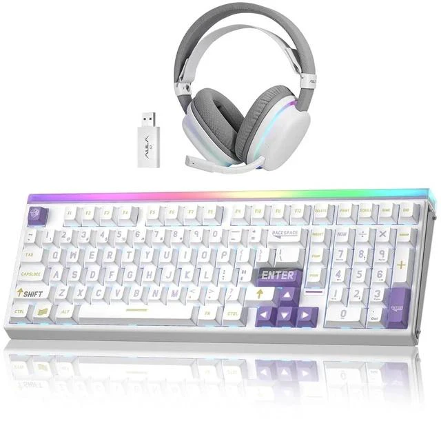 Main image of Aula Hall Effect Keyboard and Headset Combo, Aula Hero99 Hall Effect Keyboard G7 Wireless Headset