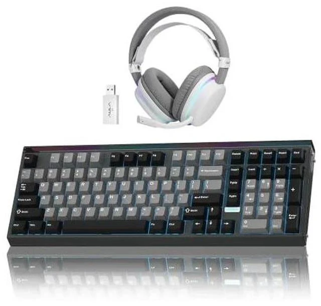 Main image of Aula Hall Effect Keyboard and Headset Combo, Aula Hero99 Hall Effect Keyboard G7 Wireless Headset