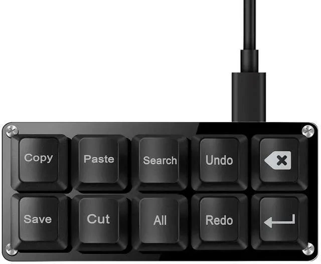 Main image of Copy Paste Mini Shortcut Key Office Work Macros Keypad OSU Rhythm Games Keypad Gaming USB Wired Keyb