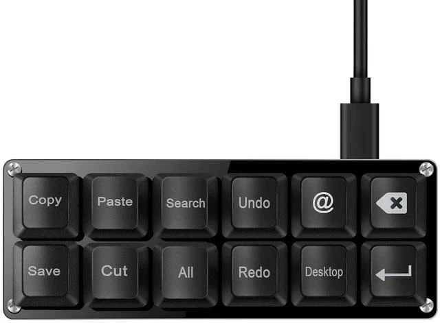 Main image of Copy Paste Mini Shortcut Key Office Work Macros Keypad OSU Rhythm Games Keypad Gaming USB Wired Keyb
