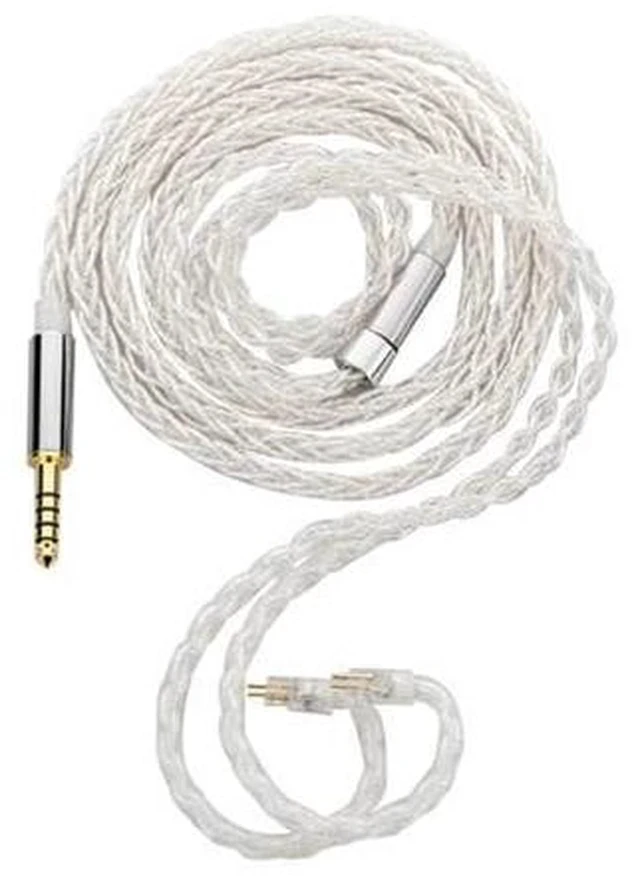 Alt view image 2 of 5 - Line K Upgrade Cable High Purity Copper Silver Plated KATO Cable IEMs (4.4mm)