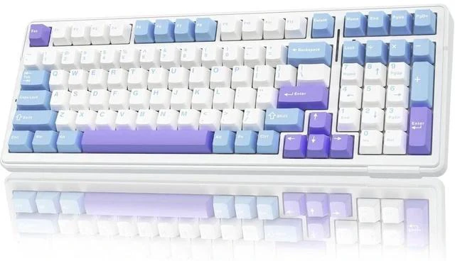 Alt view image 7 of 7 - Eyesoul F99 Wireless Mechanical Keyboard,Tri-Mode BT5.0/2.4GHz/USB-C Hot Swappable Custom Keyboard,Pre-lubed Linear Switches,Gasket Structure,RGB Backlit Gaming Keyboard for PC/Tablet/Xbox/PS4/PS5
