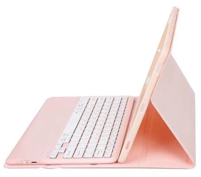 Alt view image 4 of 7 - KcoxdCn New iPad Pro 13 Inch 2024 Keyboard Case for iPad Pro 13 Inch Keyboard Case 2024 Model 7th Generation with Pencil Holder Mutil Angles Stand Cover Detachable Wireless Keyboard (Pink)