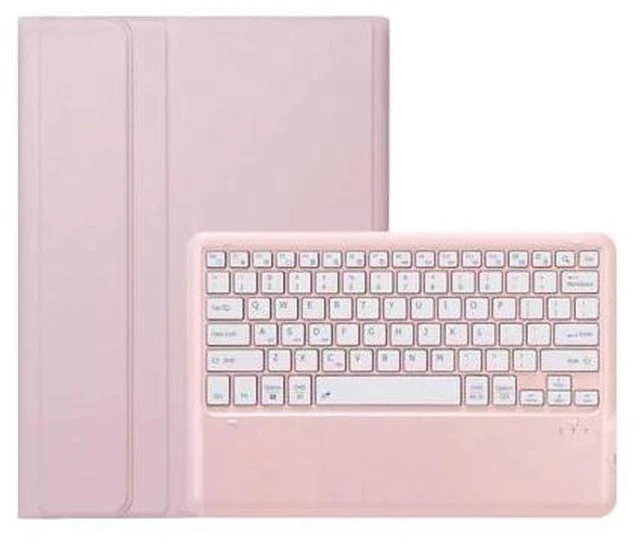 Alt view image 5 of 7 - KcoxdCn New iPad Pro 13 Inch 2024 Keyboard Case for iPad Pro 13 Inch Keyboard Case 2024 Model 7th Generation with Pencil Holder Mutil Angles Stand Cover Detachable Wireless Keyboard (Pink)