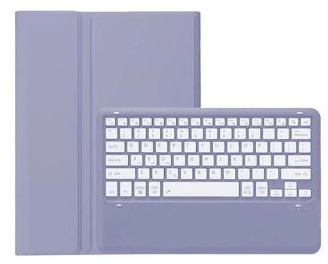 Alt view image 5 of 7 - KcoxdCn New iPad Pro 13 Inch 2024 Keyboard Case for iPad Pro 13 Inch Keyboard Case 2024 Model 7th Generation with Pencil Holder Mutil Angles Stand Cover Detachable Wireless Keyboard (Violet)