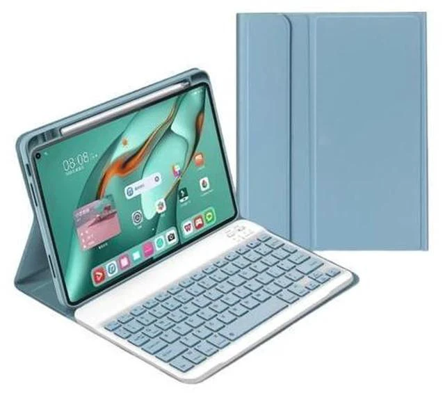 Main image of AnMengXinLing Keyboard Case for iPad iPad Air 11 Inch (M2)/ Air 5th 4th Generation/Pro11 4th 3rd 2nd 1st Gen, Slim Magnetic Detachable iPad Air 6 2024 Keyboard Tablet Cover with Pencil Holder, Blue