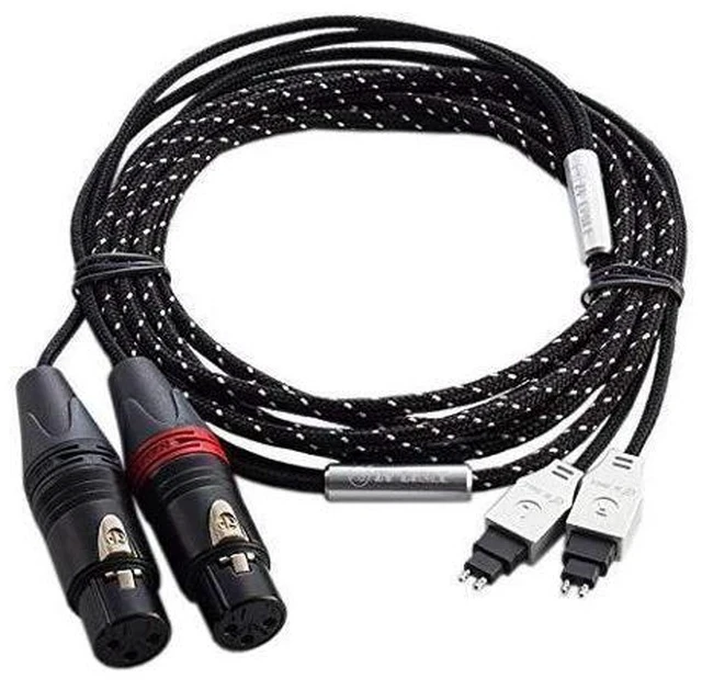 Alt view image 4 of 6 - Cable ZY-053 2XLR-F Plug HD600 HD650 HD660S Headphone Extension Cords Headphone Upgrade HiFi Cable