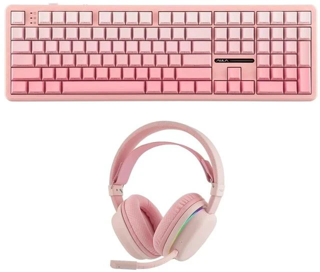 Main image of Aula F108 100% Mechanical Keyboard with G7 Wireless Gaming Headset