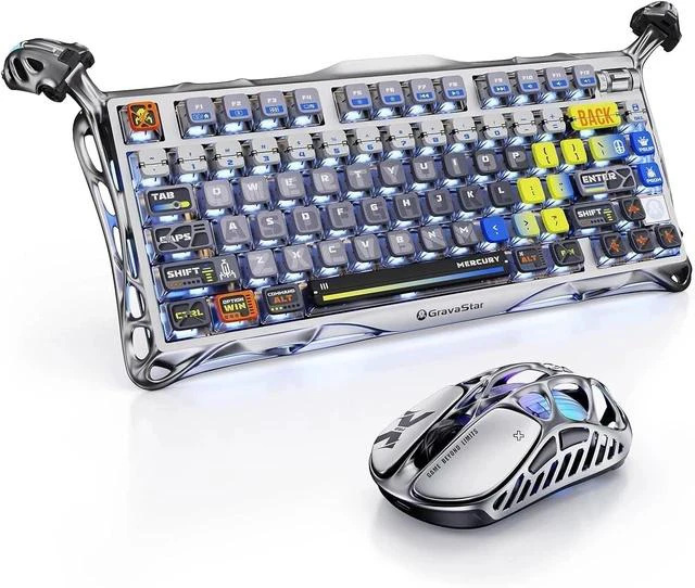 Main image of Mercury K1 Pro Keyboard & X Pro Mouse Interstellar Silver