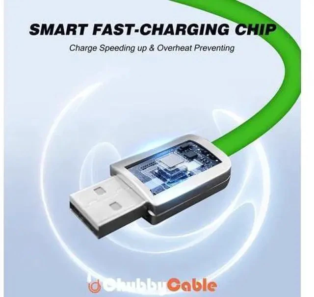 Alt view image 2 of 5 - chubbycable Chubby 3.0 Fast Charging Cable Durable Soft Silicone USB C Cable 240W Extra Thick Phone Charger Cord Data Transfer Type C Cable, Pink, Type-C to Type-C, 13.1 FT
