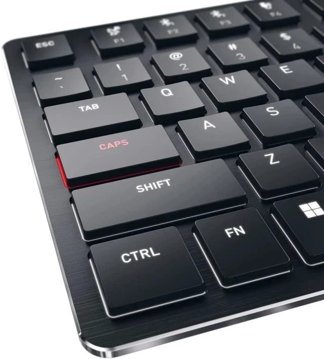 Alt view image 5 of 5 - Cherry KW X ULP Ultra Slim Wireless Mechanical Keyboard. Multi Device Function MX Ultra Low Profile Switches.