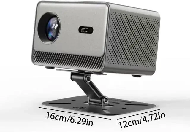 Alt view image 2 of 3 - Projector Mount Home Living Room Projector Desktop Stand Lifting Folding Portable Projector Stand Bedroom Metal Shelf Adjustable Stand (A)