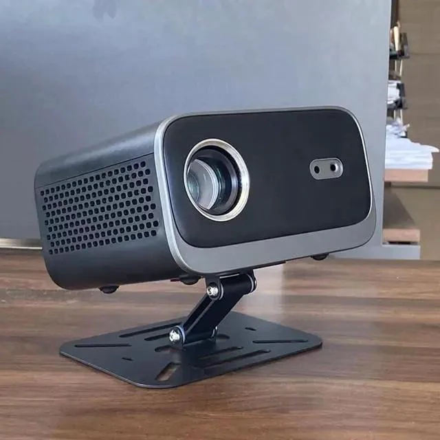 Alt view image 5 of 5 - Projector Stand Home Living Room Projector Desktop Stand Lifting Folding Portable Projector Stand Bedroom Metal Shelf Projector Bracket