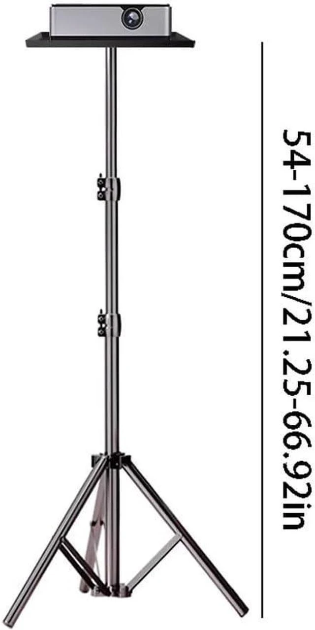 Alt view image 2 of 4 - Projector Mount 360 Degree Projector Stand Home Tripod Tray Desktop Adjustable Portable Projector Stand Adjustable Stand (A)