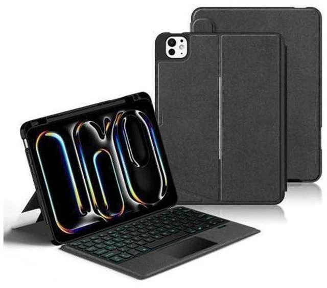 Main image of kaidisen Backlit Keyboard Case for iPad Pro 11 inch M4 2024 Keyboard with Touchpad Backlight Portrait Mode Magnetic Detachable Touch Keyboard Case