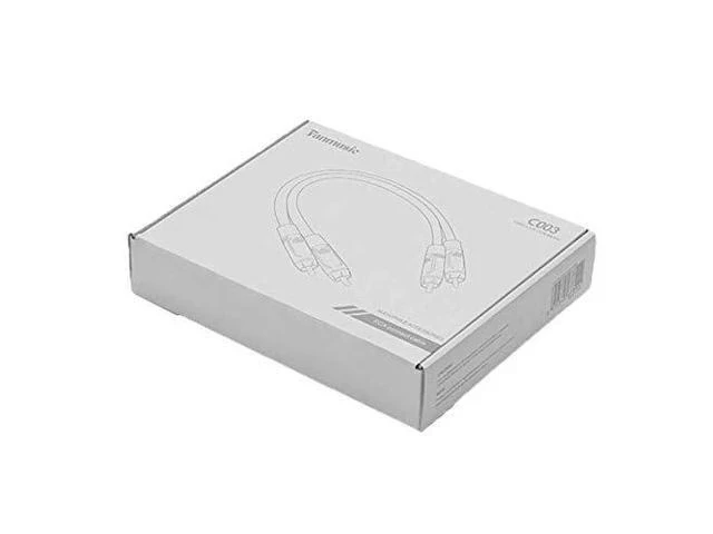 Alt view image 4 of 4 - C003 RCA Male to Male ROXTONE RCA 2 Core HiFi Single Channel Audio Cable 25cm