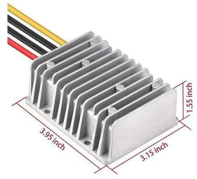 Alt view image 4 of 7 - Cllena DC/DC 12V to 48V Boost Converter 10A 480W Step Up Voltage Regulator Module Car Power Supply Voltage Transformer (Input 10V-16V)