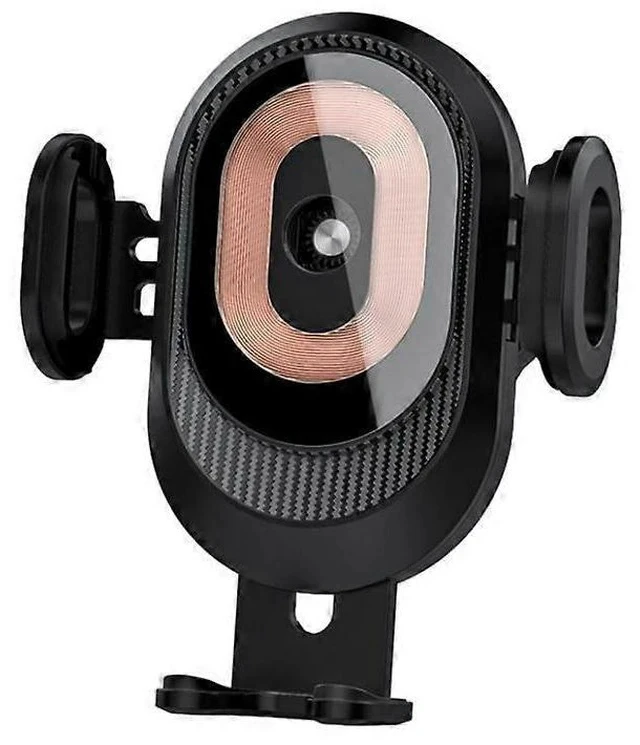 Alt view image 6 of 7 - Ecocleanpath 15W Wireless Car Charger Mount | 360° Auto-Clamping Air Vent Phone Holder, Fast Charging & Adjustable (Black)