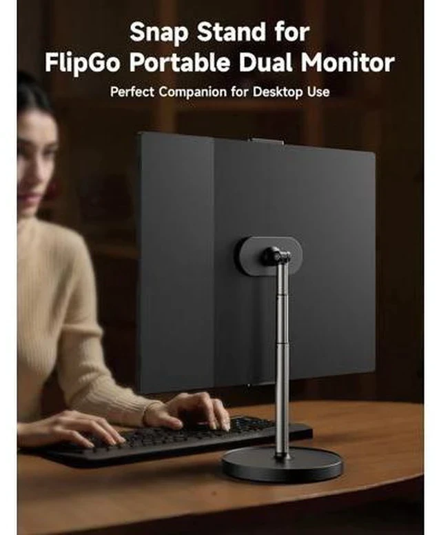 Alt view image 2 of 7 - Upgrade Magnetic Stand for FlipGo 13.5" & 15.6" & 16" Series Laptop Screen Extender, Dual Portable Monitor