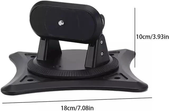 Alt view image 2 of 7 - Projector Stand Tripod Projector Bracket 360-degree Rotating Ceiling-Mounted Wall-Mounted Projector Stand Small Portable Bracket Projector Mount(B)