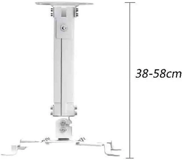 Alt view image 2 of 6 - Projector Bracket Projector Hanger Telescopic Shelf Ceiling Mount Projector Hanging Bracket for Ceiling Hangers Portable Projector Stand(White