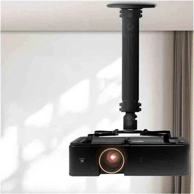 Alt view image 6 of 6 - Projector Bracket Projector Hanger Telescopic Shelf Ceiling Mount Projector Hanging Bracket for Ceiling Hangers Portable Projector Stand(White