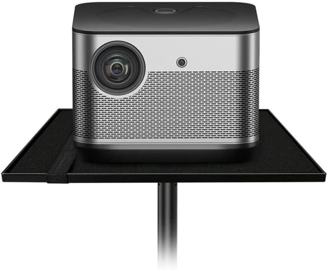 Alt view image 5 of 5 - Projector Stand Living Room Projector Stand Tray Bracket Folding Portable Tripod Floor Home Computer Rack Projector Shelf