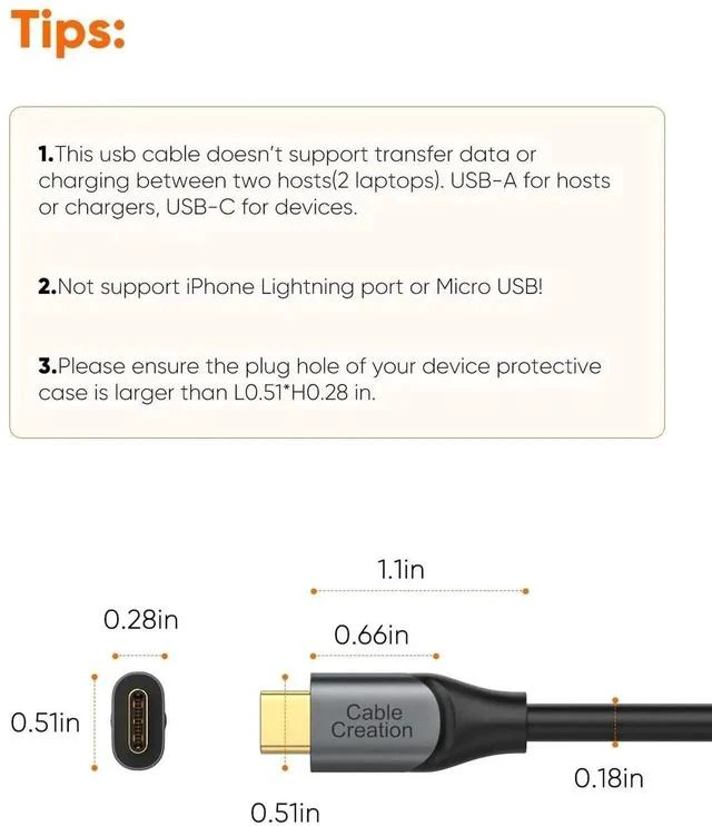 Alt view image 6 of 7 - CableCreation USB A to USB C Cable 5FT/1.5M, USB3.2 Gen2 10Gbps High Speed Cord, 3A Charging & Android Auto Compatible with External SSD, MacBook, iPad, Galaxy S24, iPhone15/16