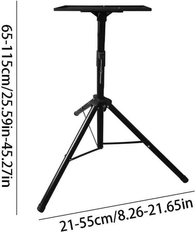Alt view image 2 of 7 - ULTRAWAVE Projector Stand Living Room with Tray Folding Portable Projector Tripod Floor Stand Home Office Retractable Projector Stand Projector Mount