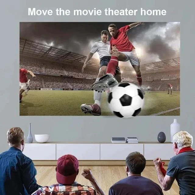 Alt view image 4 of 7 - Projector Screen Projection Screens Simple Metal Anti Light Projection Screen Portable Outdoor High-Definition 4K Projector Cloth Smart Home(120 inch)