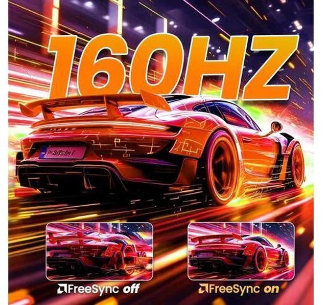 Alt view image 5 of 5 - CRUA 27 4K Gaming Monitor, UHD 3840x2160 160Hz IPS Screen, Height/Pivot/Swivel/Tilt Adjustable Vertical Monitor, Support AMD FreeSync, Built-in Speakers, 120% sRGB, PIP/PBP, HDMI 2.1 & DP 1.4-Black