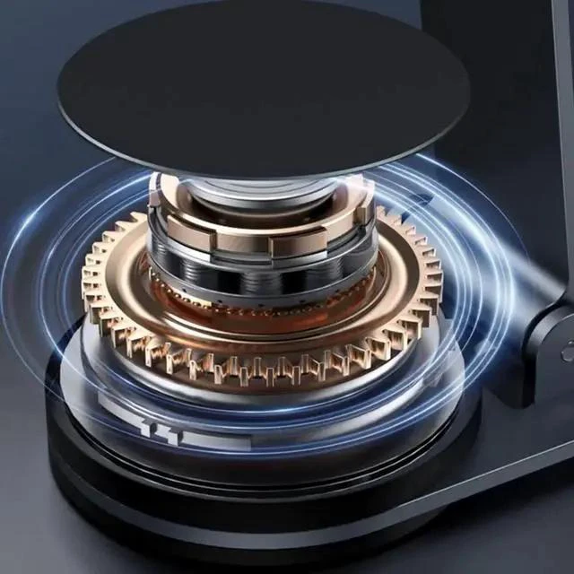 Alt view image 4 of 4 - Physowell Tablet Holder,acrylic iPad Stand, 360 Rotating Base,Foldable Adjustable Tablet Stand,Tablet Stand for Desk,Compatible with iPad Pro Air Mini 4 to 12.9-inchTablet