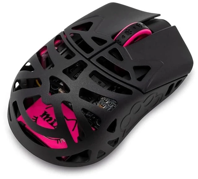 Alt view image 3 of 6 - WLMOUSE Beast X Miao Ultralight 31g Magnesium Alloy Cute Gaming Mouse with PAW3950HS Sensor, Cat Paw Theme, Small Hand Gaming Mouse with 8K Polling Rate,TTC/OM Switches (BluePink(OM Switch))